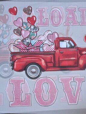 Valentine Theme DTF Heat Transfers